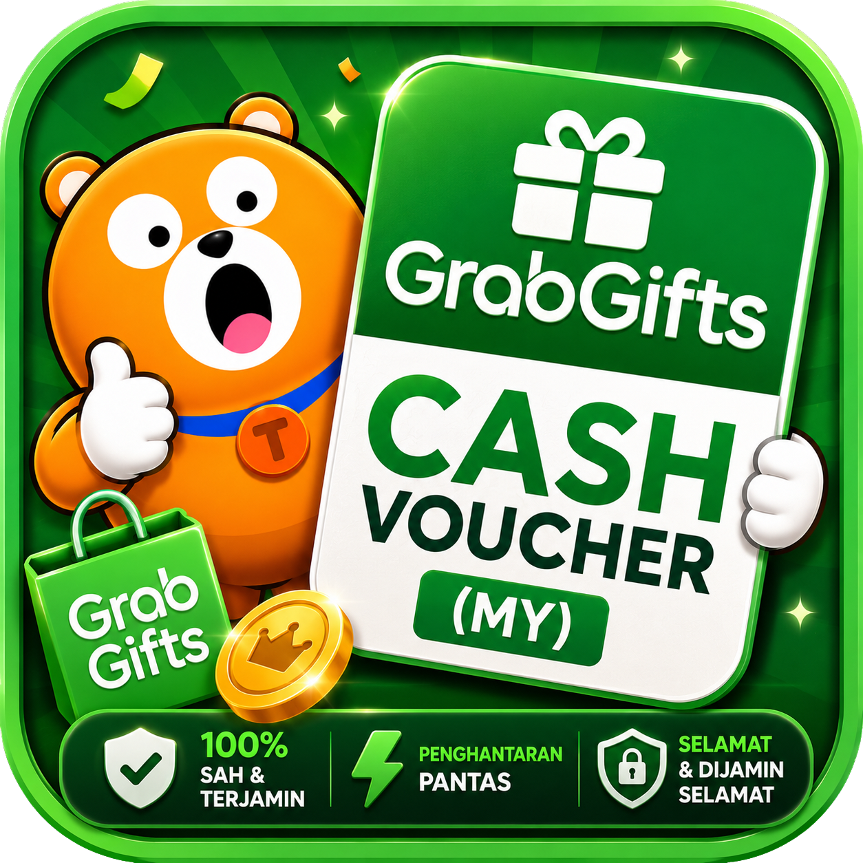 GRABGIFTS CASH VOUCHER (MY)